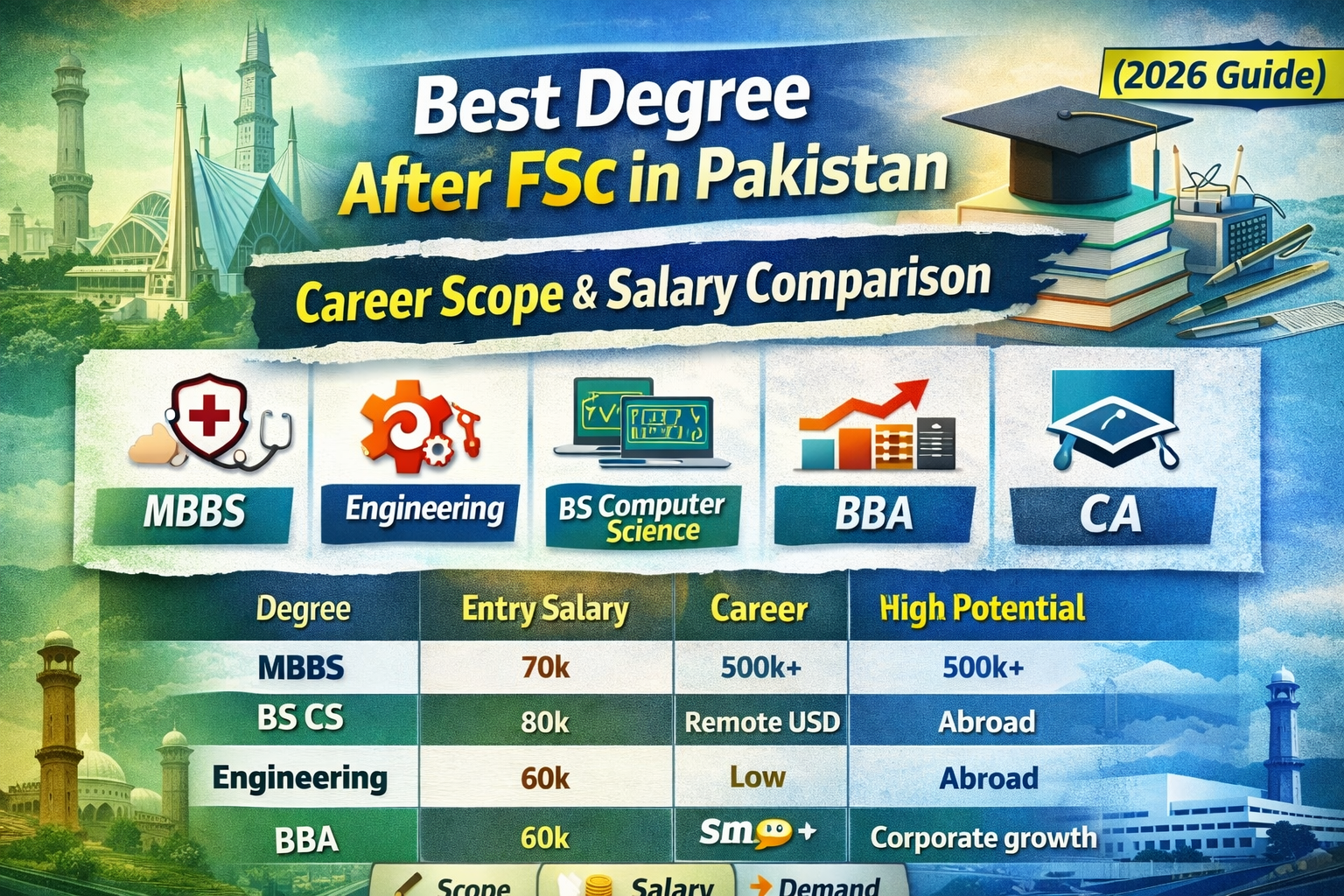 Degree After FSc Pakistan