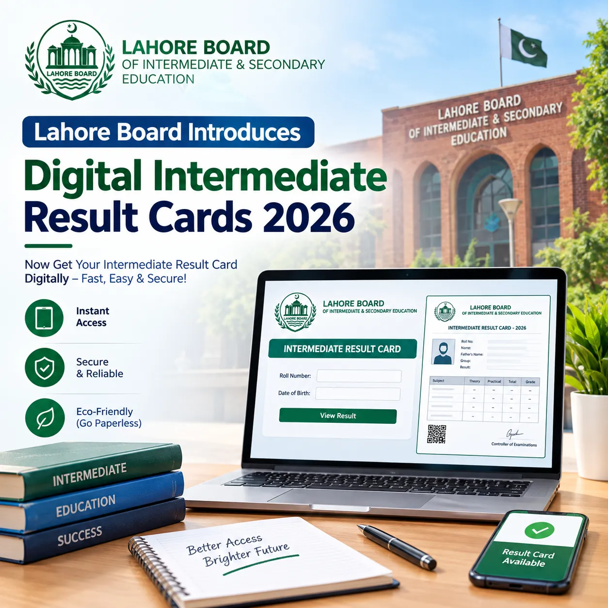Lahore Board Digital Result Card 2026